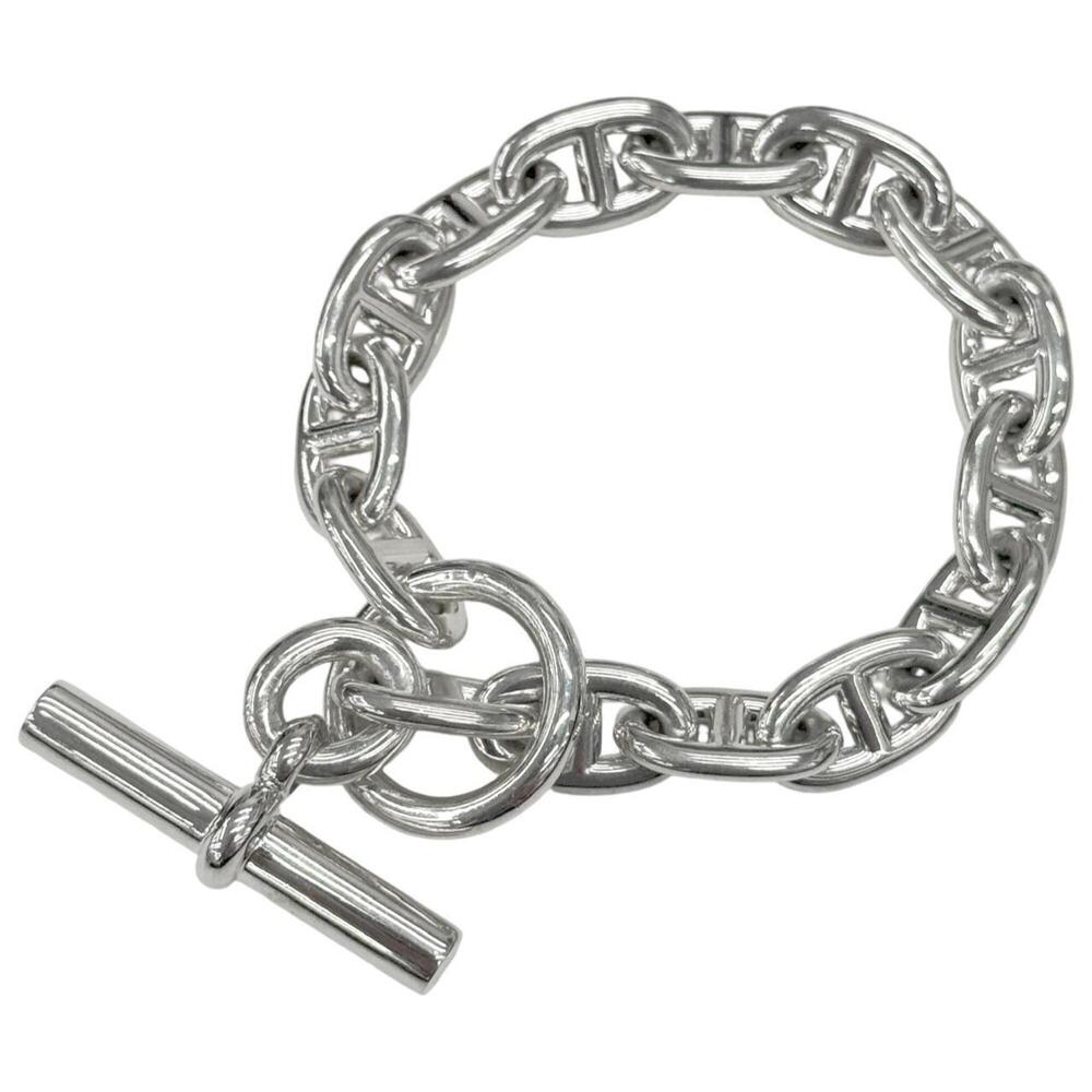 HERMES Silver Charm Bracelet